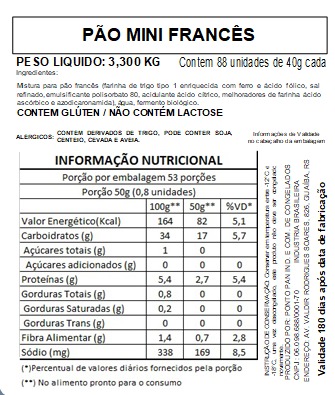Pão Francês Mini